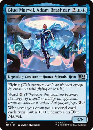 Blue Marvel, Adam Brashear (530) - Commander: Marvel Super Heroes
