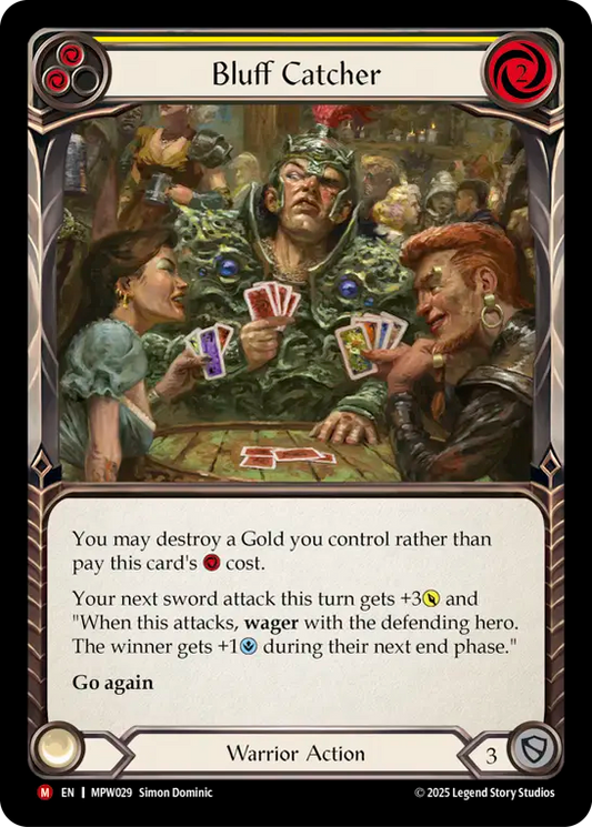 Bluff Catcher (Yellow) (MPW029) - Mastery Pack Warrior