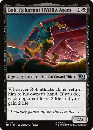 Bob, Reluctant HYDRA Agent (649) Foil - Commander: Marvel Super Heroes