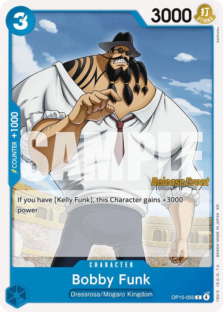Bobby Funk (OP15-050) Release Event Cards