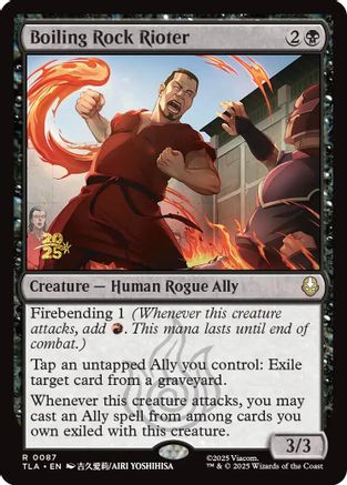 Boiling Rock Rioter (Prerelease) (087) Foil - Avatar: The Last Airbender