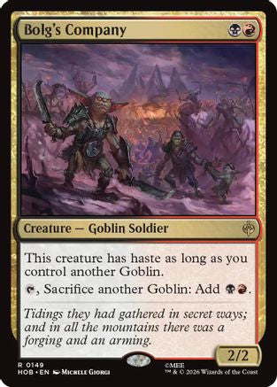 Bolg's Company (149) Foil - The Hobbit