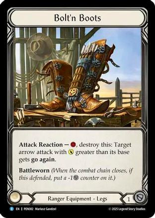 Bolt'n Boots (PEN082) Cold Foil - Compendium of Rathe