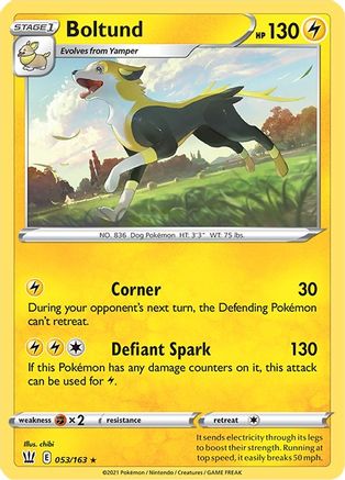 Boltund (53) Reverse Holofoil - Battle Styles