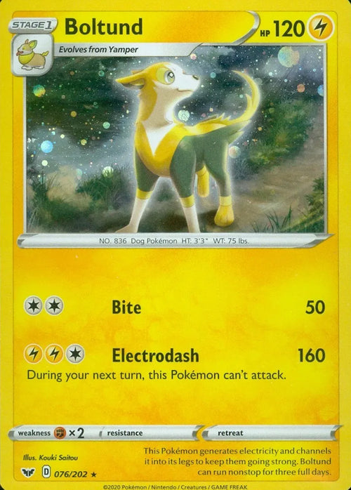 Boltund (Cosmos Holo) (76) Holofoil - Miscellaneous Cards & Products