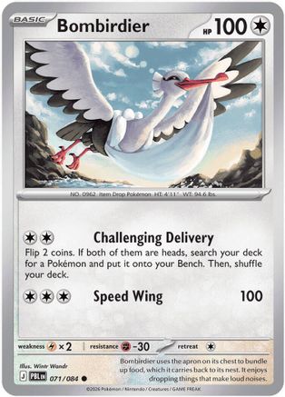 Bombirdier (71) Reverse Holofoil - Pitch Black