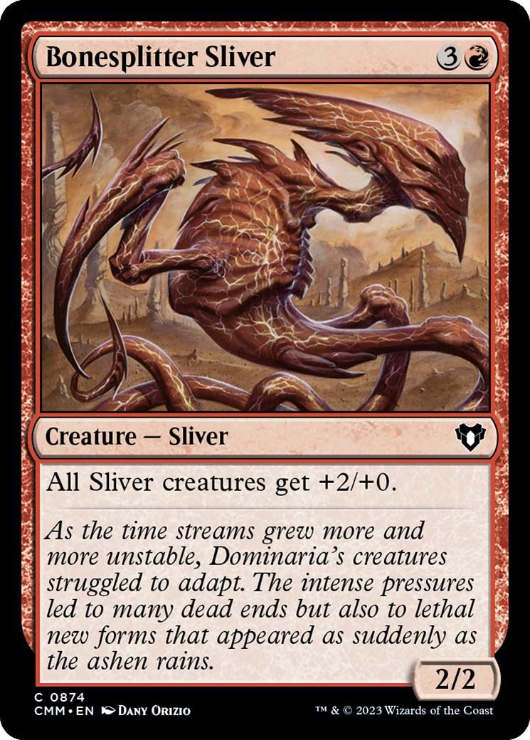 Bonesplitter Sliver (874) - Commander Masters