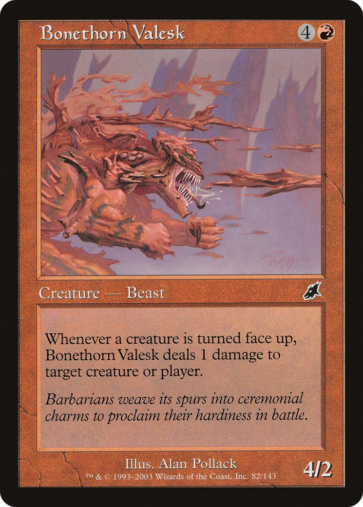 Bonethorn Valesk (082) Foil - Scourge