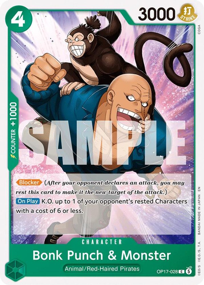 Bonk Punch & Monster (OP17-028)