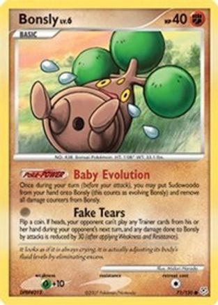 Bonsly (71) Reverse Holofoil - Diamond & Pearl