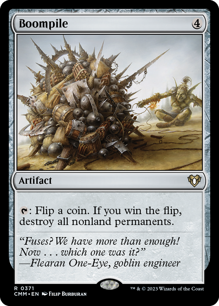 Boompile (371) Foil - Commander Masters