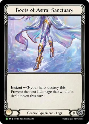 Boots Of Astral Sanctuary (LGS455) Cold Foil - Flesh and Blood: Promo Cards
