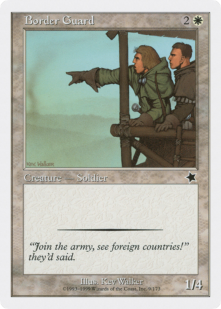 Border Guard (009) - Starter 1999