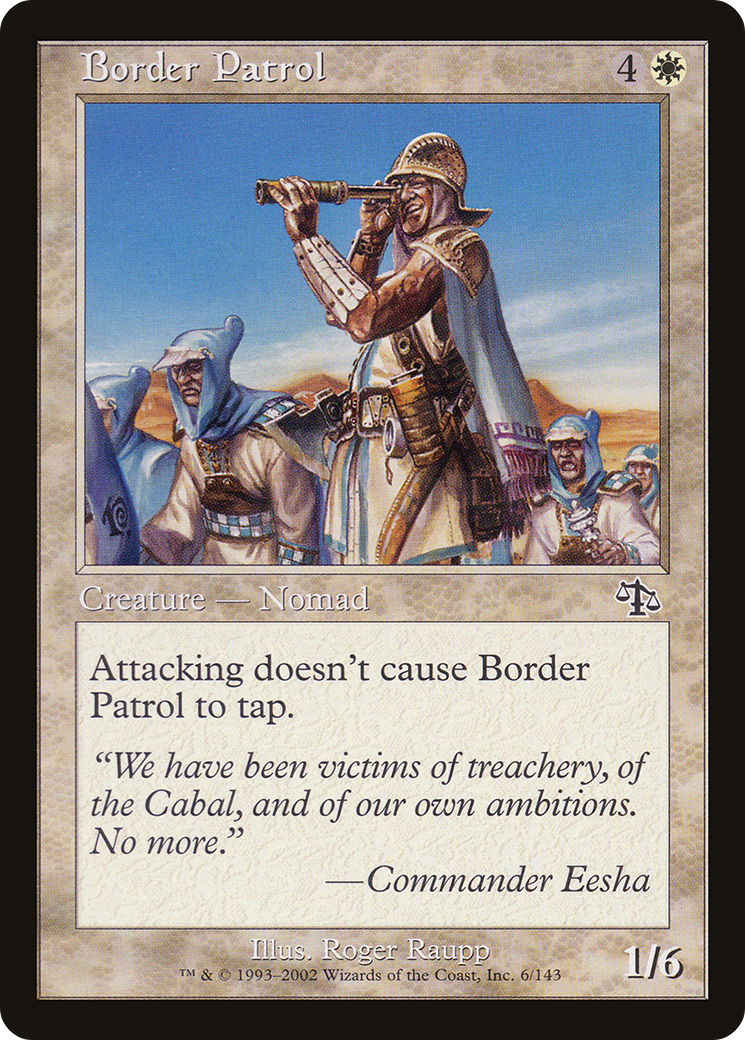 Border Patrol (006) Foil - Judgment