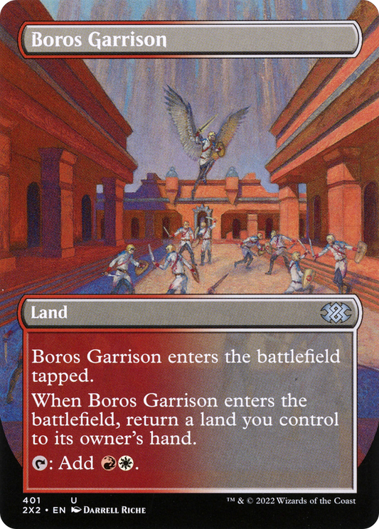Boros Garrison (Borderless) (401) Foil - Double Masters 2022