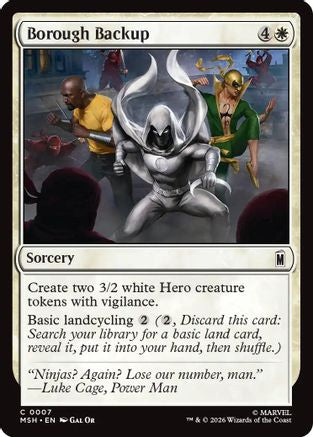 Borough Backup (007) Foil - Marvel Super Heroes