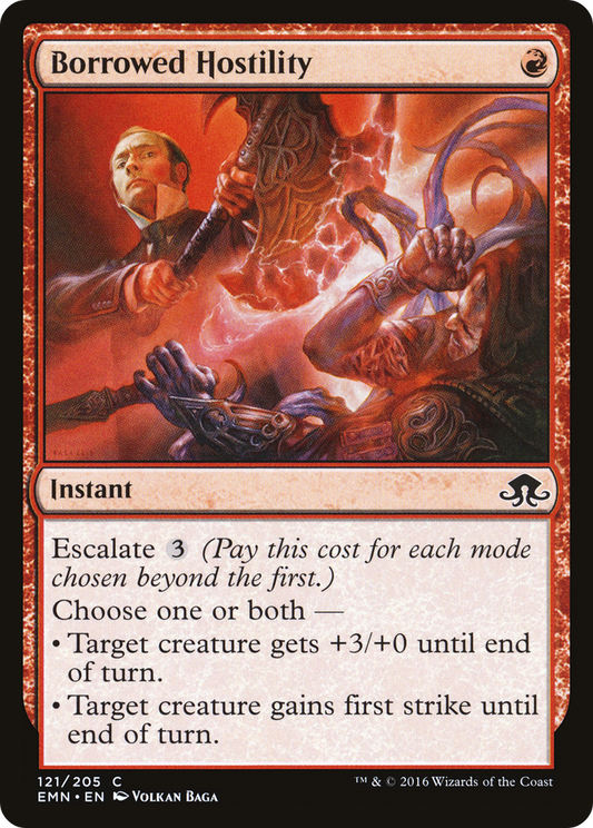 Borrowed Hostility (121) Foil - Eldritch Moon