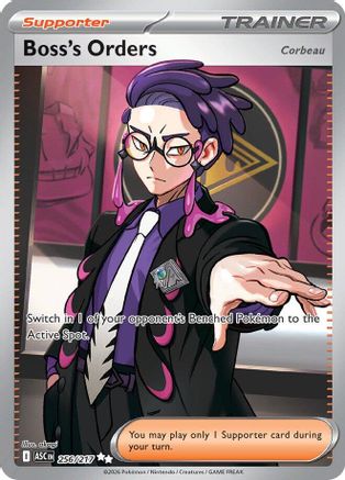 Boss's Orders [Corbeau] (Full Art) (256) Holofoil - Ascended Heroes