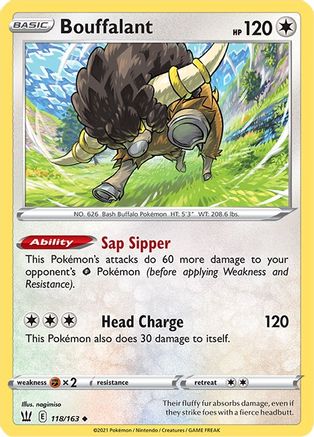 Bouffalant (118) - Battle Styles