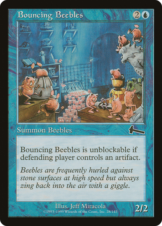 Bouncing Beebles (028) - Urza's Legacy