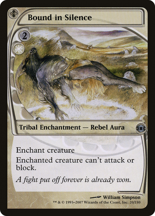 Bound in Silence (020) Foil - Future Sight