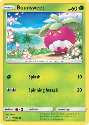 Bounsweet (17) Reverse Holofoil - Unified Minds