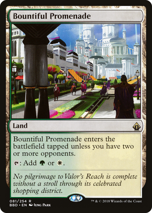 Bountiful Promenade (081) Foil - Battlebond