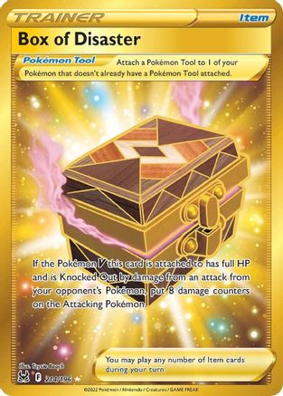 Box of Disaster (Gold) (214) Holofoil - Lost Origin