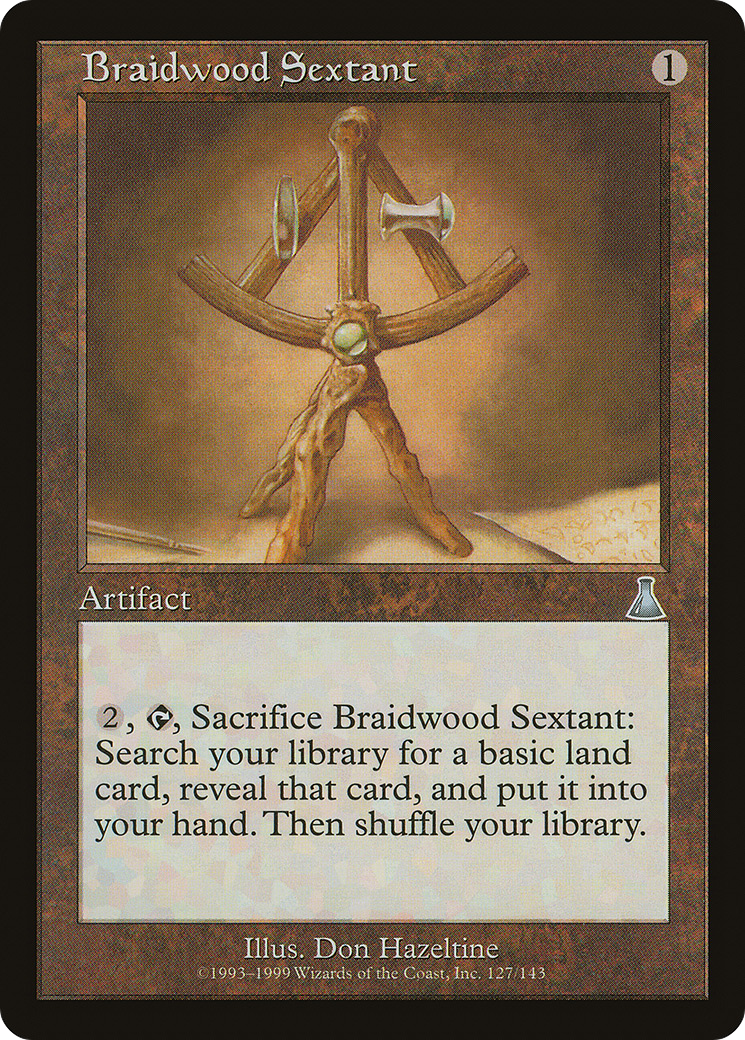 Braidwood Sextant (127) Foil - Urza's Destiny