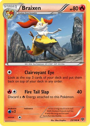 Braixen (25) - XY Base Set