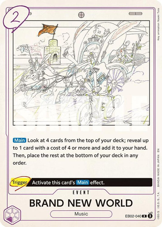 BRAND NEW WORLD (EB02-040) Foil