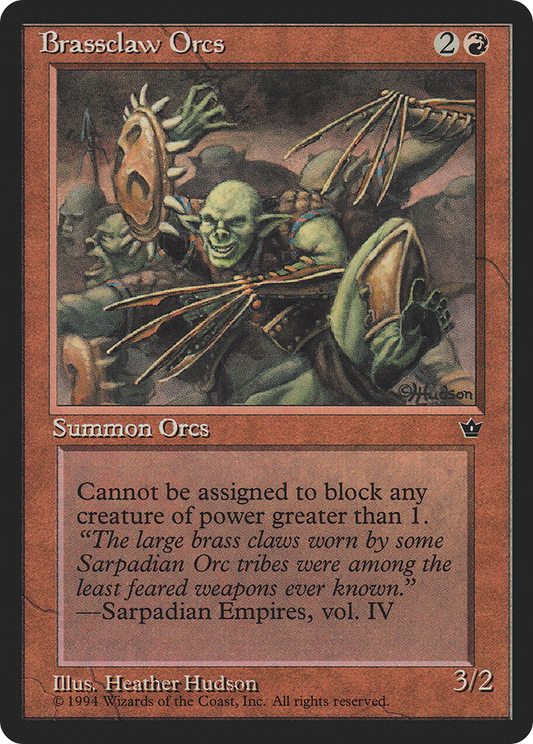 Brassclaw Orcs (d) - Fallen Empires
