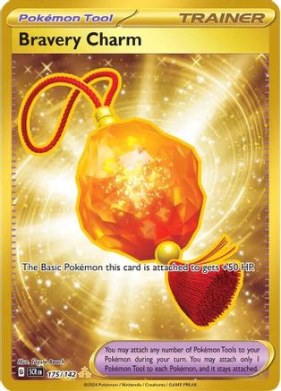 Bravery Charm (Gold) (175) Holofoil - Stellar Crown