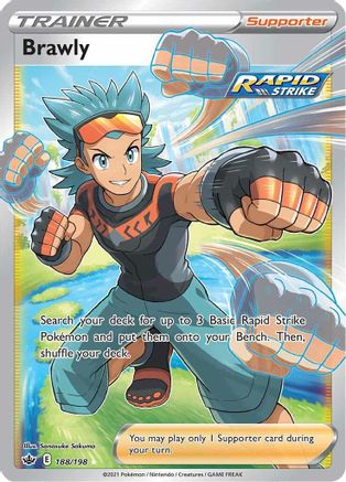 Brawly (Full Art) (188) Holofoil - Chilling Reign