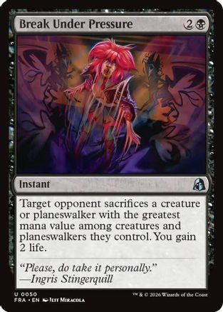 Break Under Pressure (050) Foil - Reality Fracture