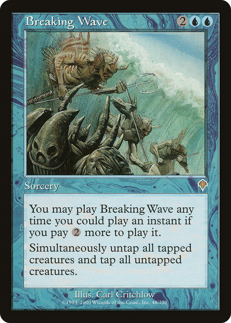 Breaking Wave (048) Foil - Invasion
