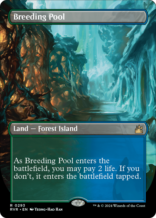 Breeding Pool (Borderless) (293) Foil - Ravnica Remastered