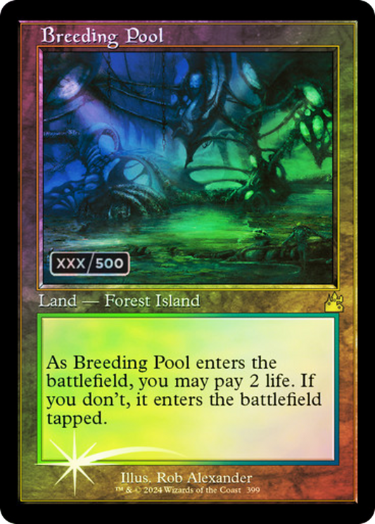Breeding Pool (Retro) (Serial Numbered) (399) Foil - Ravnica Remastered