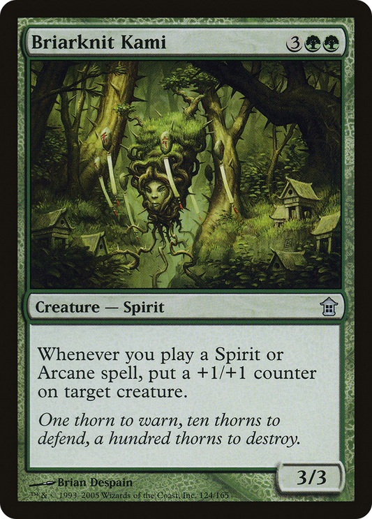 Briarknit Kami (124) Foil - Saviors of Kamigawa