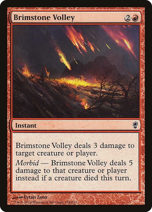Brimstone Volley (138) Foil - Conspiracy