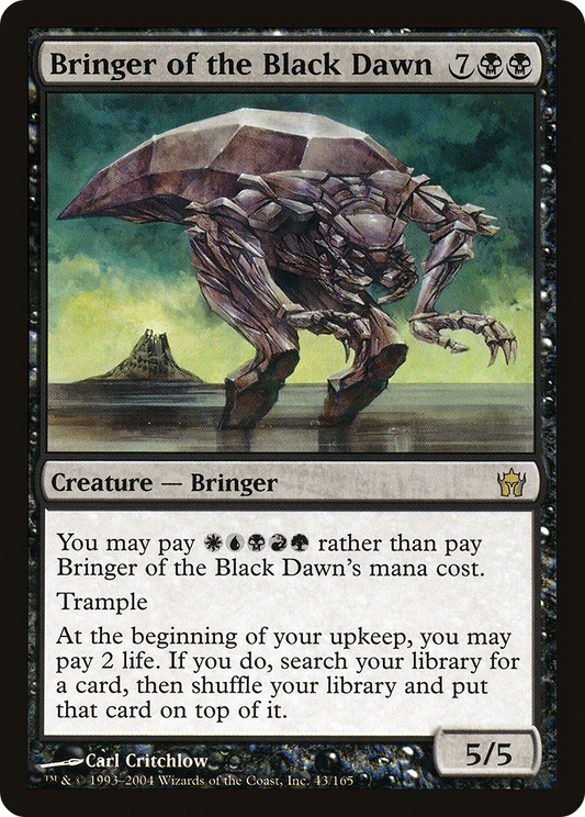 Bringer of the Black Dawn (043) Foil - Fifth Dawn