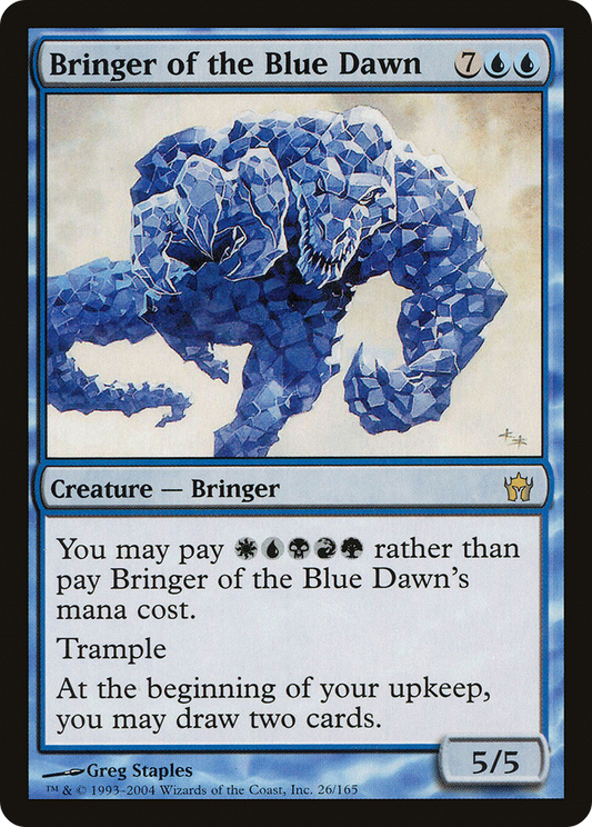 Bringer of the Blue Dawn (026) Foil - Fifth Dawn