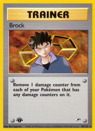 Brock (98) (1st Edition) - Gym Heroes