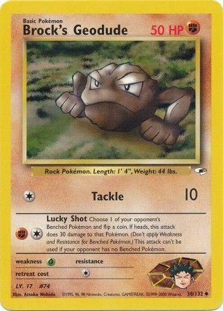Brock's Geodude (38) (Unlimited) - Gym Heroes