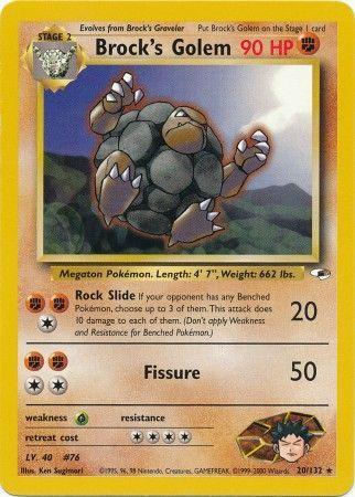 Brock's Golem (20) (Unlimited) - Gym Heroes