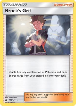 Brock's Grit (135) Reverse Holofoil - Team Up