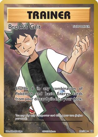Brock's Grit (Full Art) (107) Holofoil - Evolutions