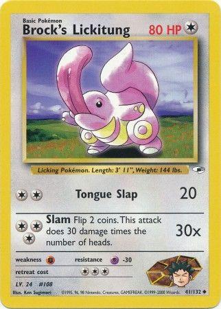 Brock's Lickitung (41) (Unlimited) - Gym Heroes