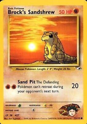 Brock's Sandshrew (72) (Unlimited) - Gym Heroes