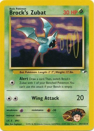 Brock's Zubat (24) (Unlimited) - Gym Heroes